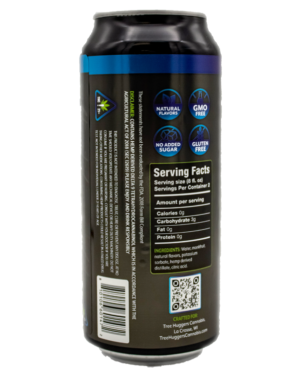 Craft Cannabis H2O 4 Pack – Blue Razzberry 10mg