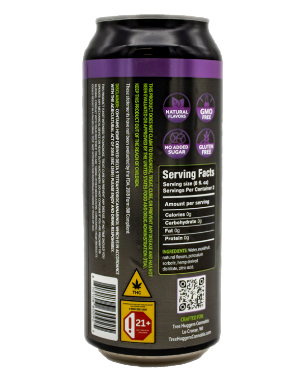 Craft Cannabis H2O 4 Pack – Grape 10mg