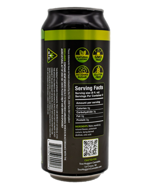 Craft Cannabis H2O 4 Pack – Lemon Lime 10mg