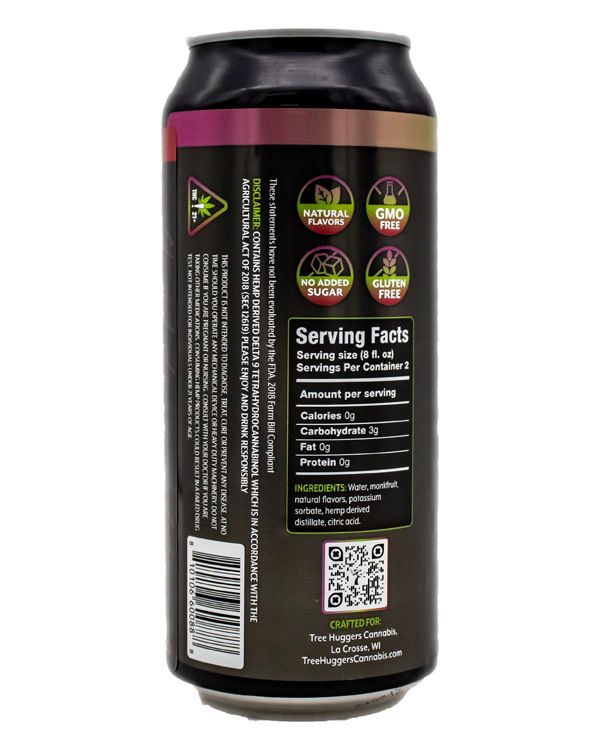 Craft Cannabis H2O 4 Pack – Strawberry Kiwi 10mg