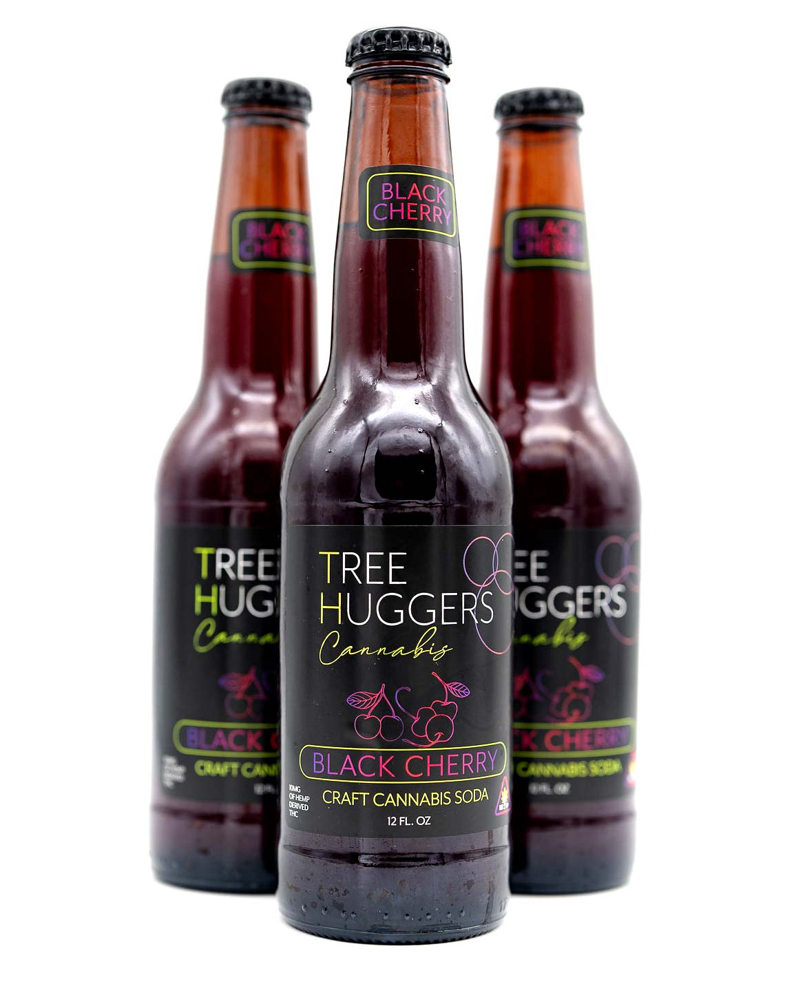 Craft Cannabis Soda 4 Pack – Black Cherry 10mg