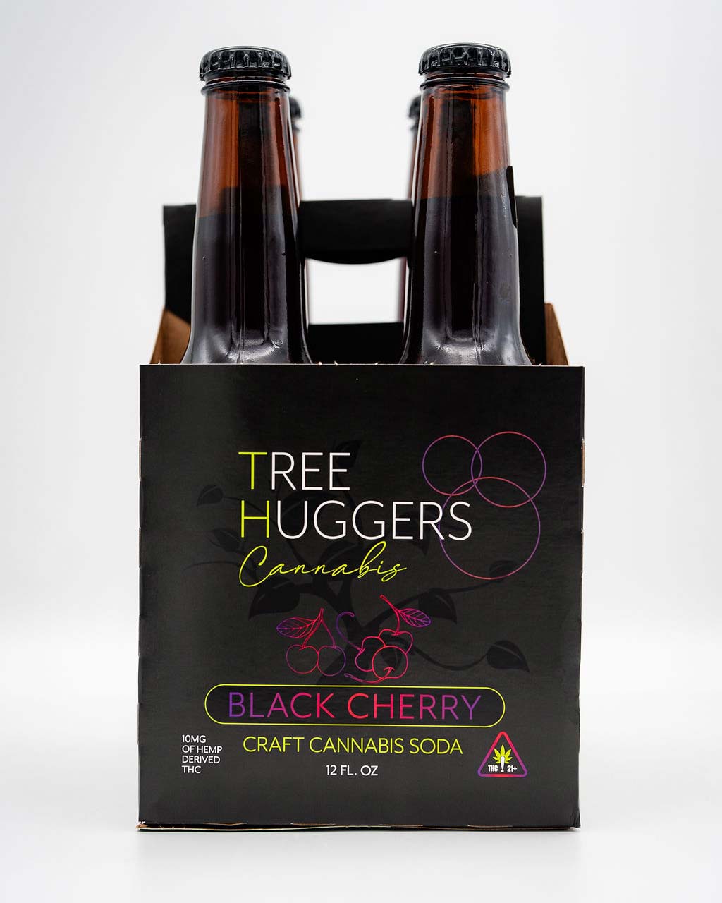 Craft Cannabis Soda 4 Pack – Black Cherry 10mg