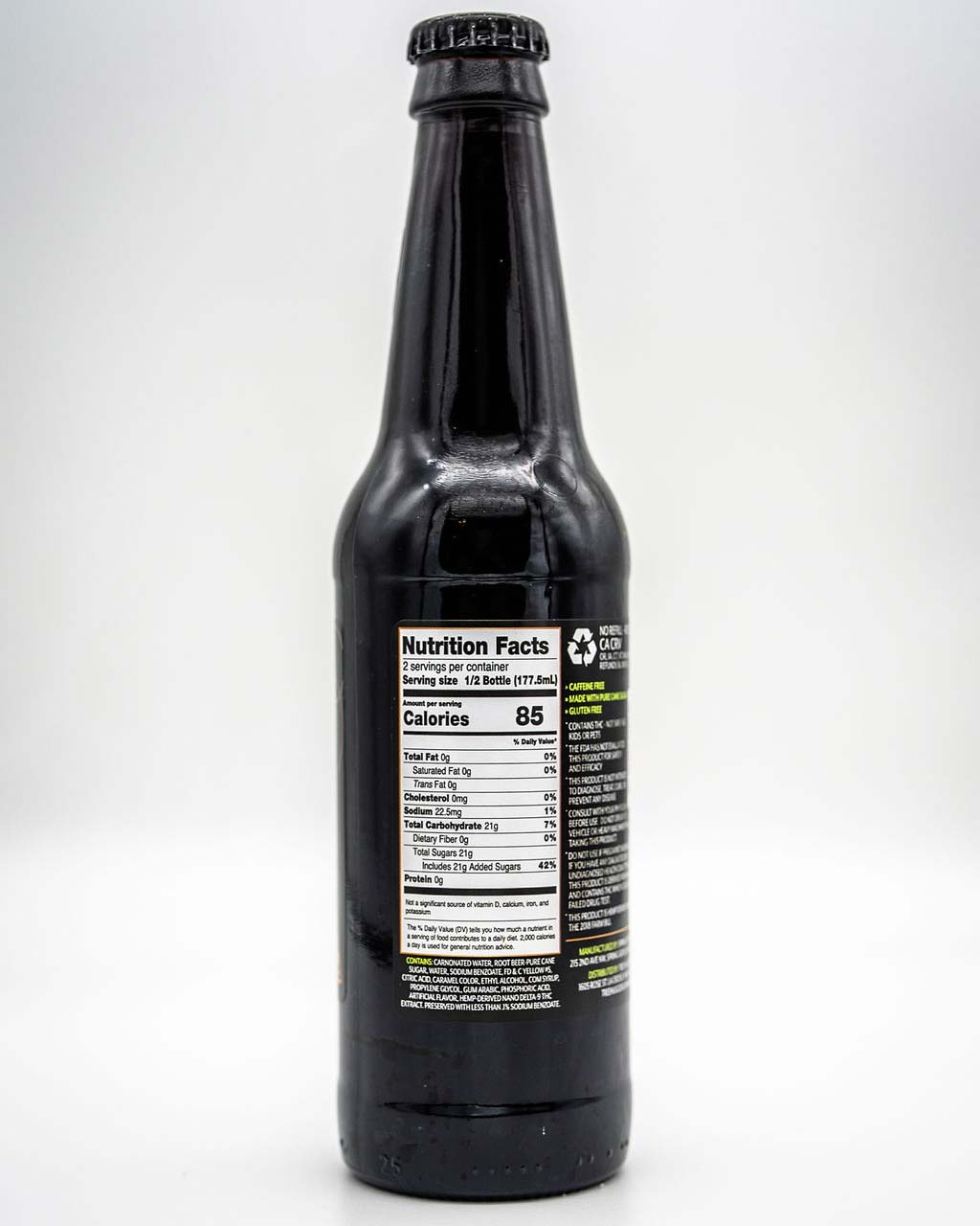 Craft Cannabis Soda 4 Pack – Root Beer 10mg