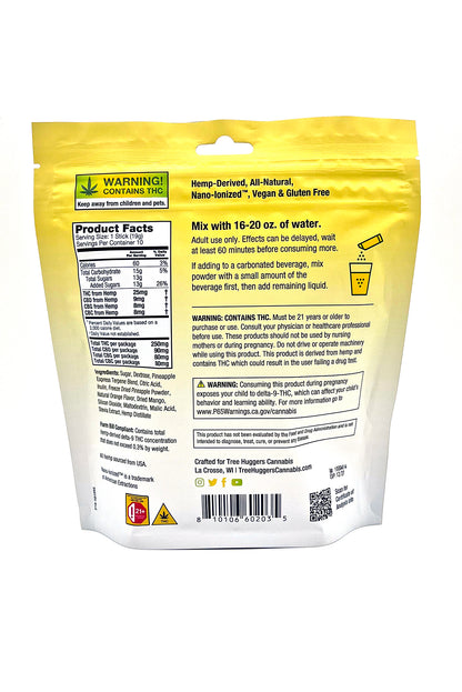 Cannabis Beverage Powder Pouch – Pineapple Express 25mg (10 sticks per pouch)