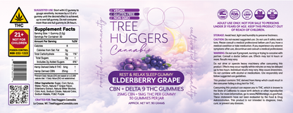 Tree Huggers Cannabis Rest & Relax Sleep Gummies 30 ct. Jar