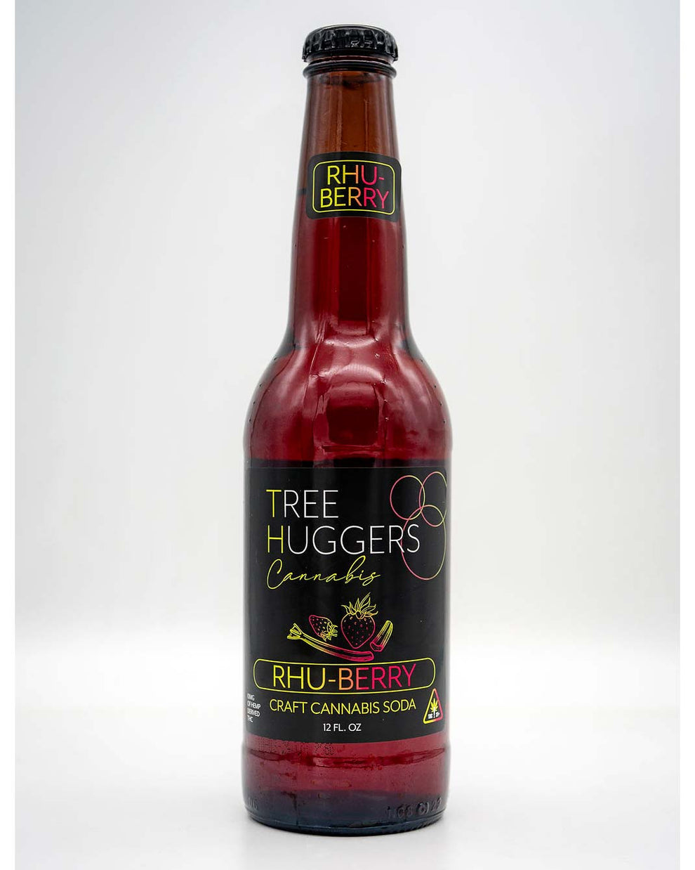 Craft Cannabis Soda 4 Pack – Rhu-Berry 10mg – Tree Huggers Cannabis